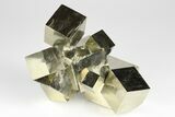 Natural Pyrite Cube Cluster - Navajun, Spain #178876-2